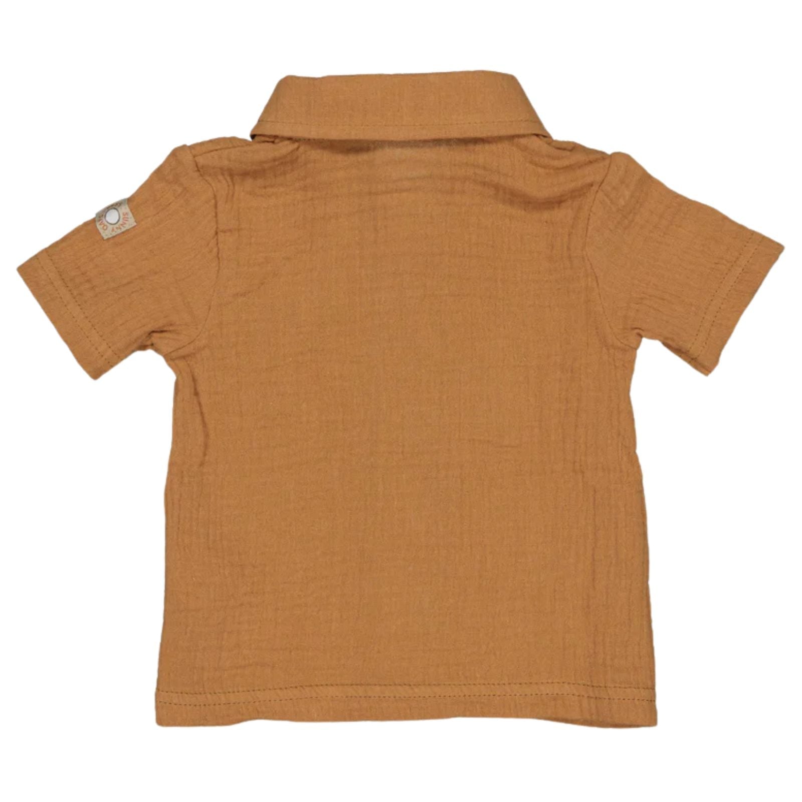 Amber bruine blouse Muslin 261072 - Capuchon Fashion
