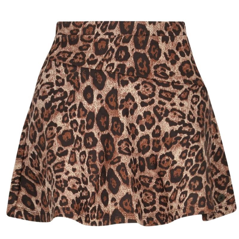 Animal geprinte ruffle rok Stine - Capuchon Fashion