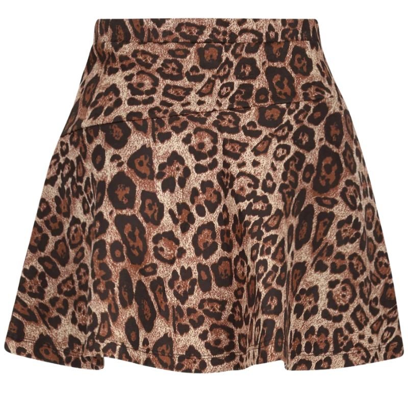 Animal geprinte ruffle rok Stine - Capuchon Fashion