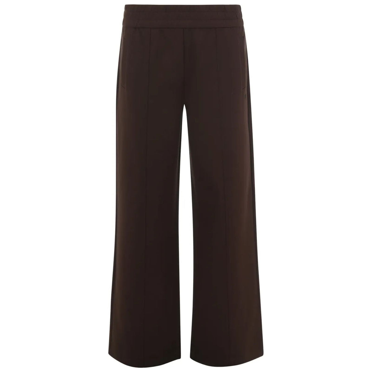 Donkerbruine straight fit broek Reno Jog