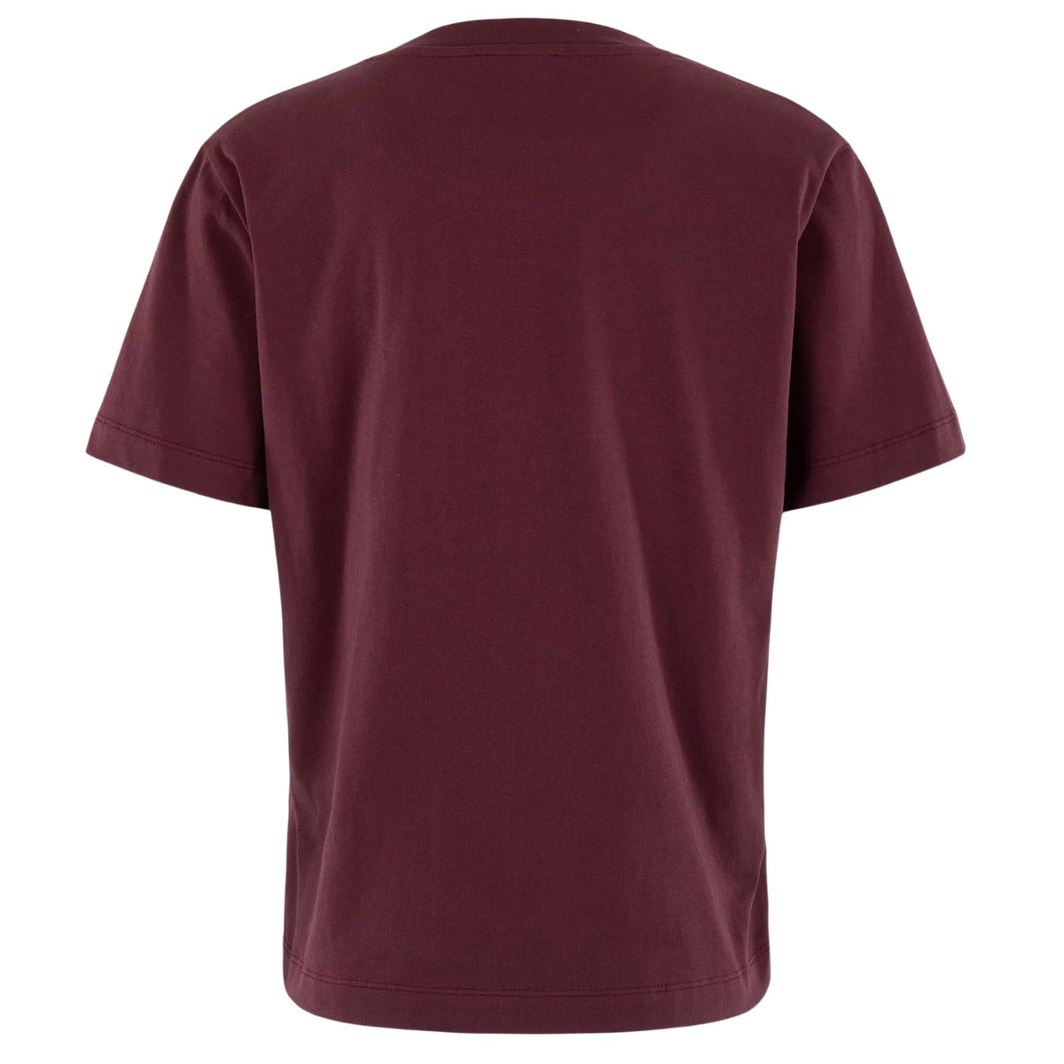 Bordeauxrood basic ronde hals t-shirt Slim