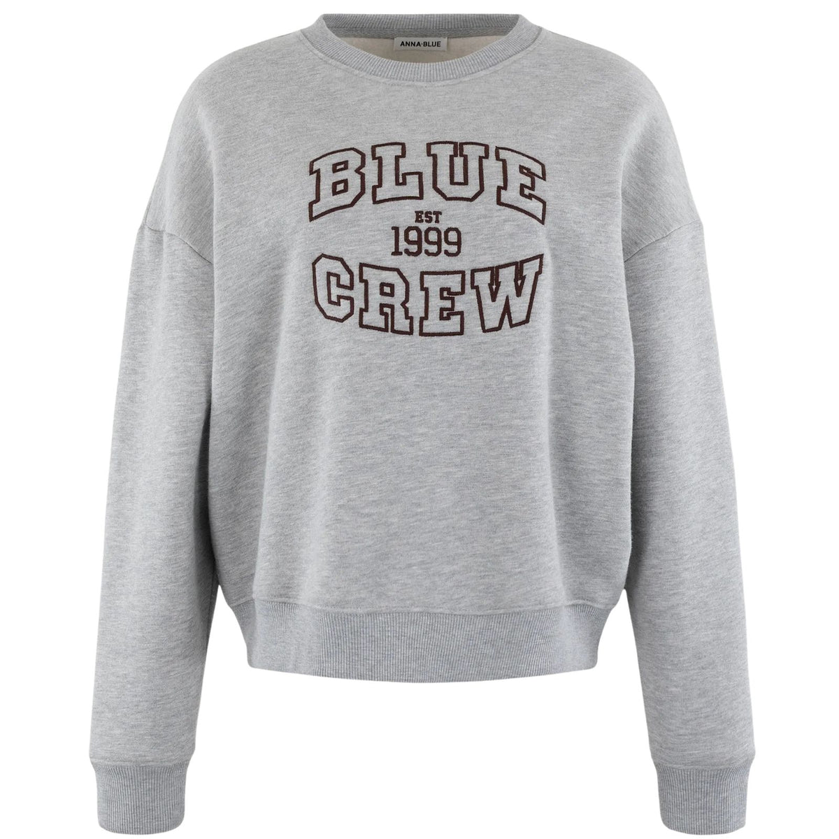 Lichtgrijze crewneck sweater Blue Crew