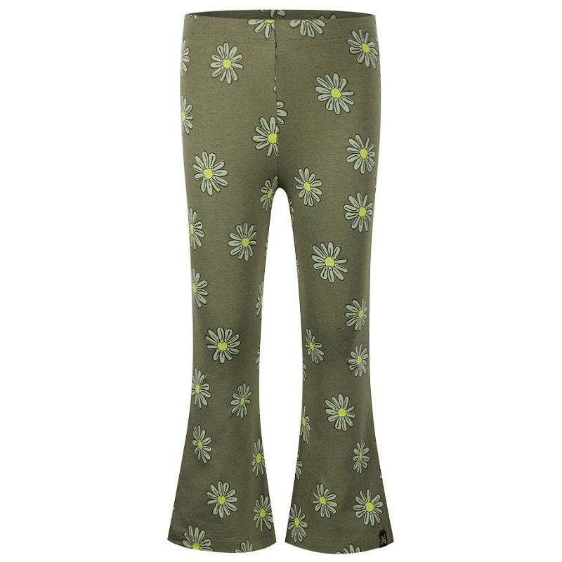 Armgroen geprinte flared broek O56962 - Capuchon Fashion