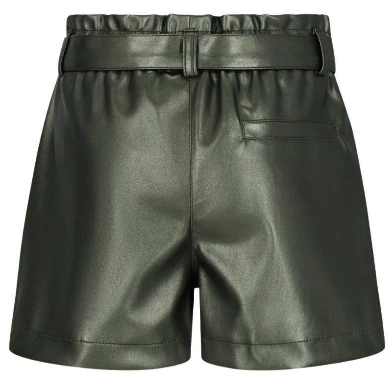 Armygroene fake leather short Fay - Linn - Capuchon Fashion