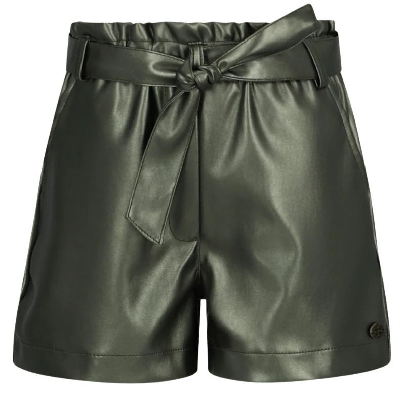 Armygroene fake leather short Fay - Linn - Capuchon Fashion