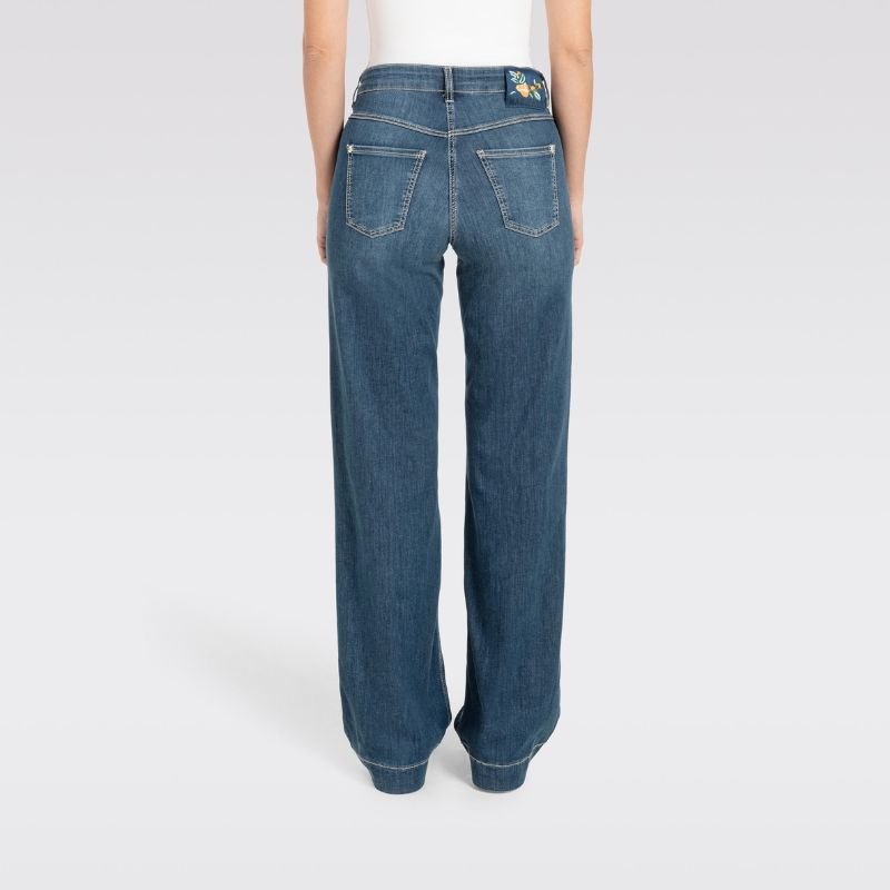 Authentic Dark Blue jeans Dream Wide - Capuchon Fashion