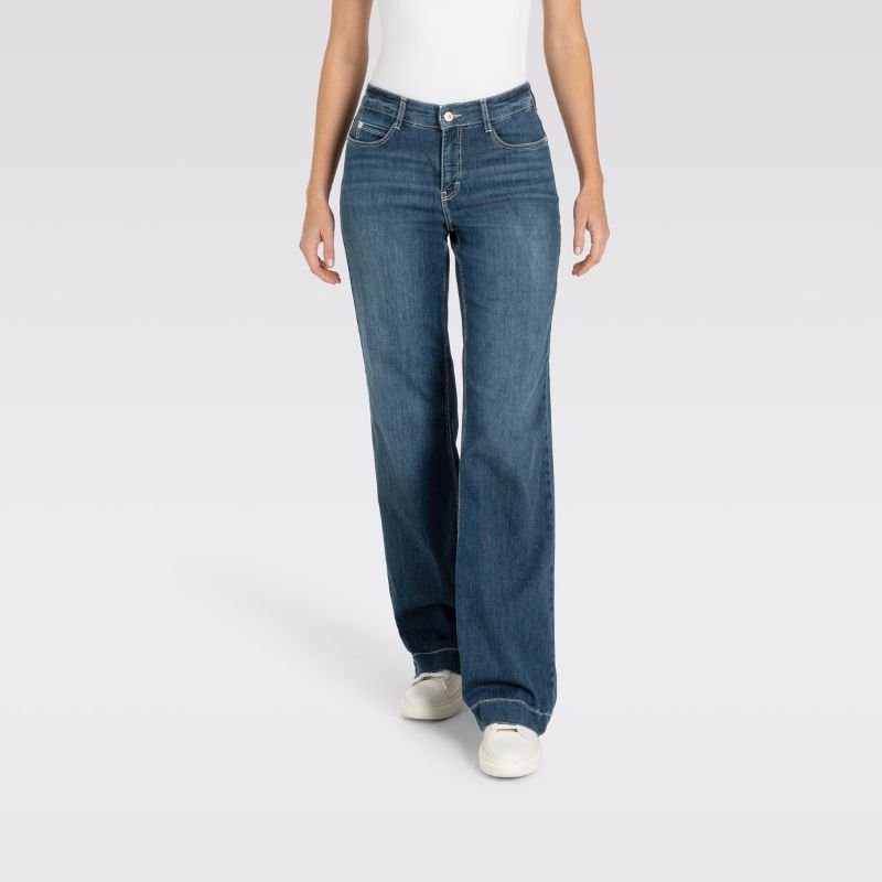 Authentic Dark Blue jeans Dream Wide - Capuchon Fashion