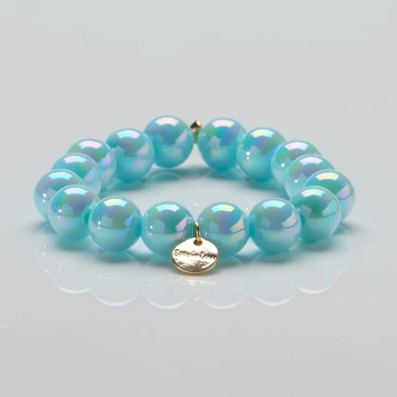 Azure Pearl parelarmband 12mm - Capuchon Fashion