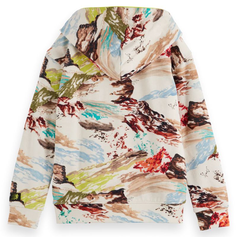 Beige allover geprint relaxed fit vest - Capuchon Fashion