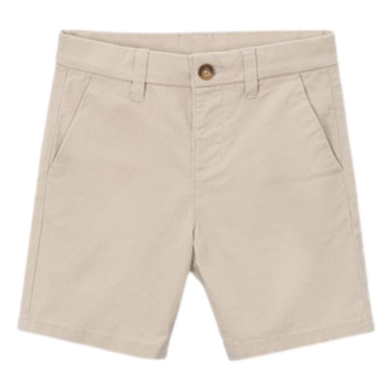 Beige basic twill chino short 202 - Capuchon Fashion