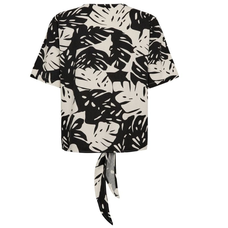 Beige geprinte blouse Lavisco - Capuchon Fashion