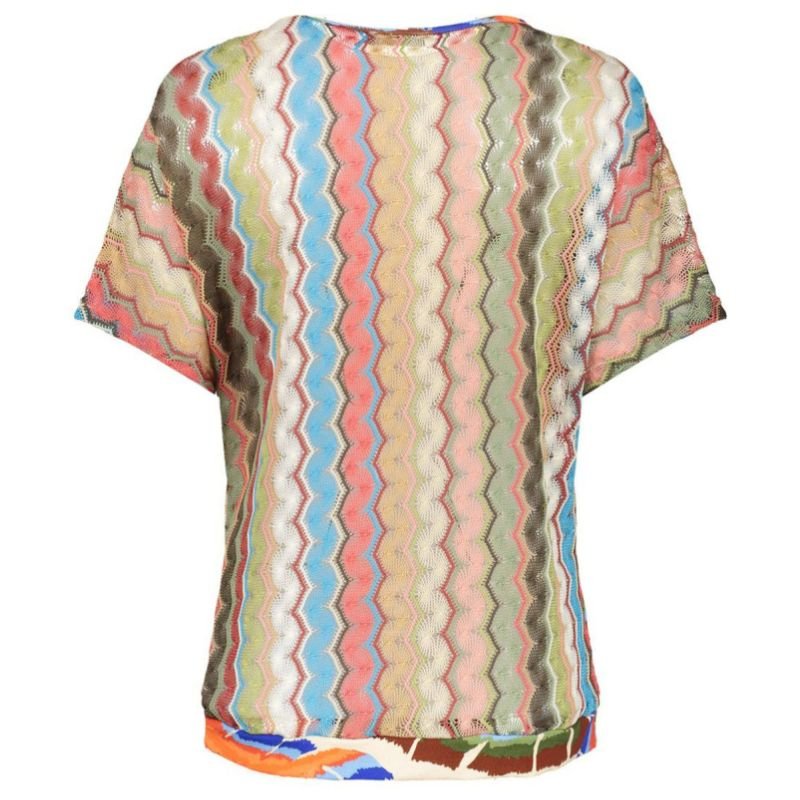 Beige geprinte top 52173 - Capuchon Fashion