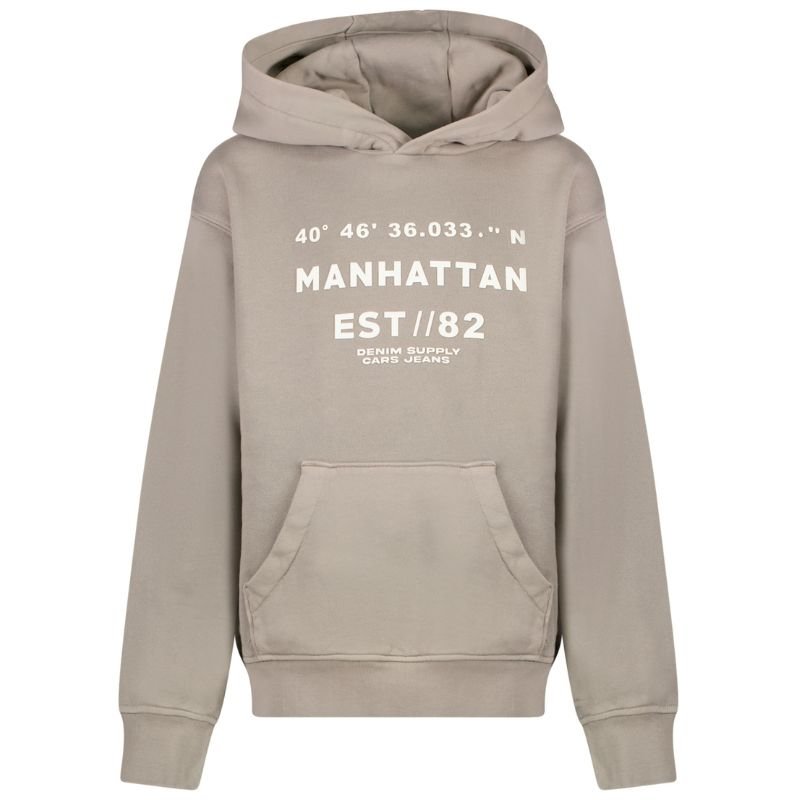 Beige hoodie North - Capuchon Fashion