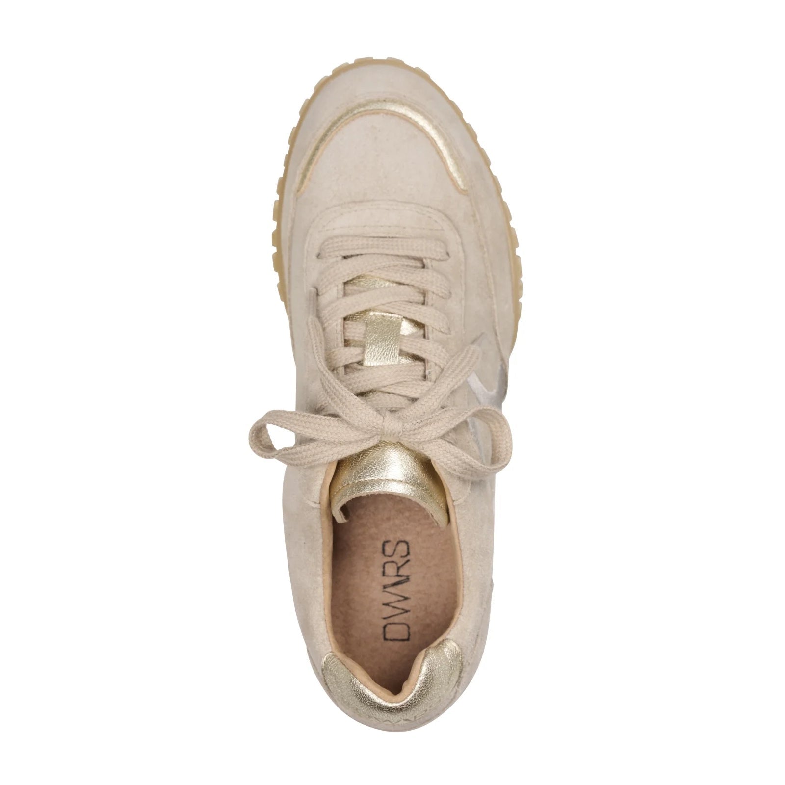 Beige met champagne sneaker Tao - Capuchon Fashion