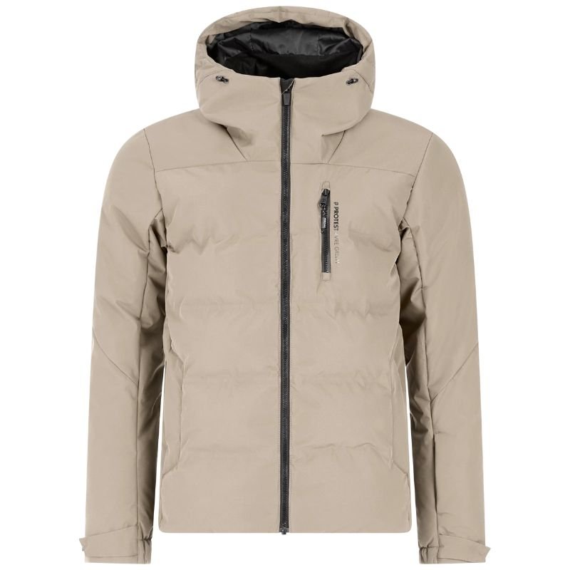 Beige puffer snowjacket Superior - Capuchon Fashion