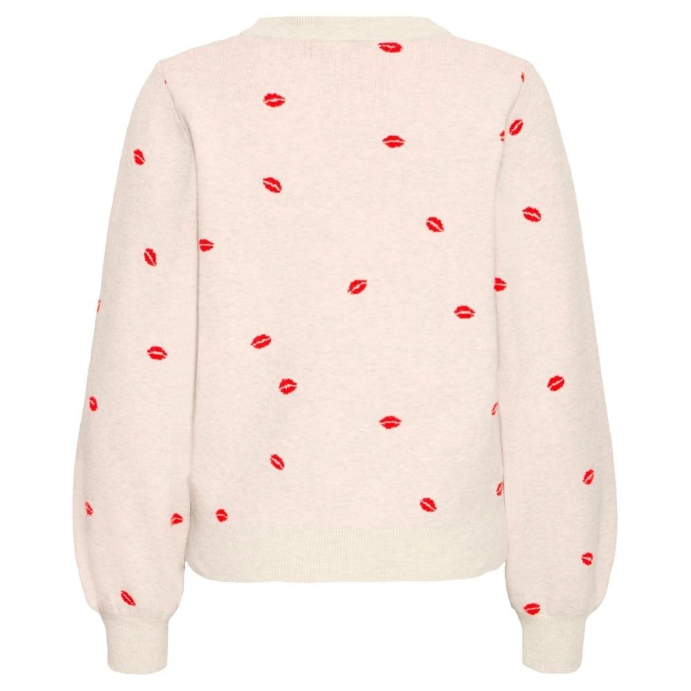 Beige pullover knit Brielle - Capuchon Fashion