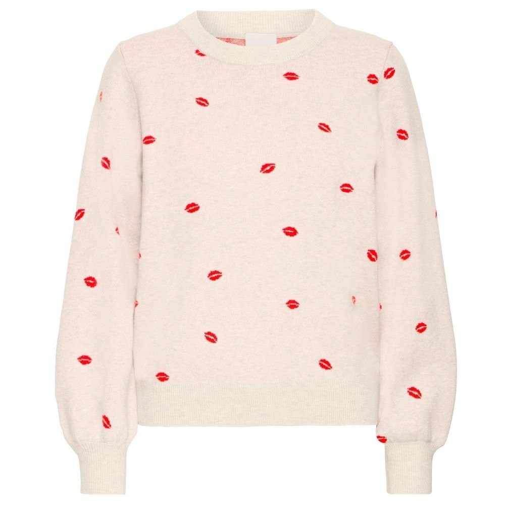 Beige pullover knit Brielle - Capuchon Fashion