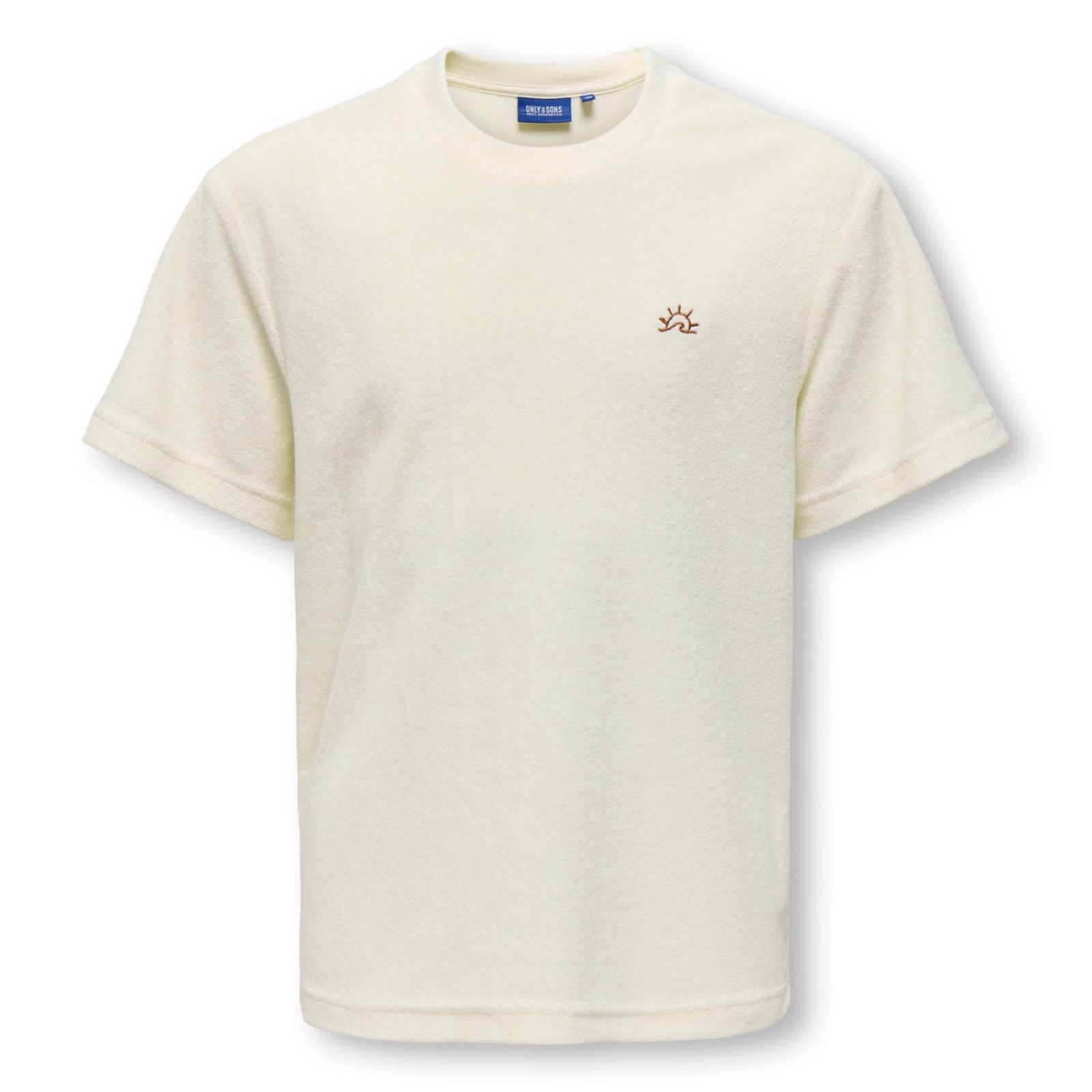 Beige relaxed fit t-shirt Tellas - Capuchon Fashion