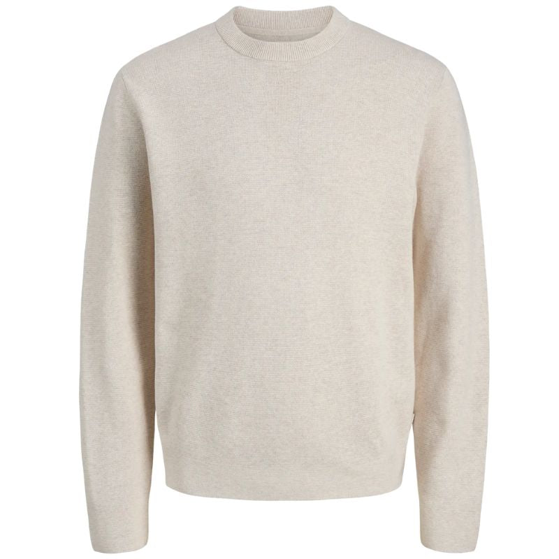 Beige sweater Blamilano Stitch van Jack & Jones