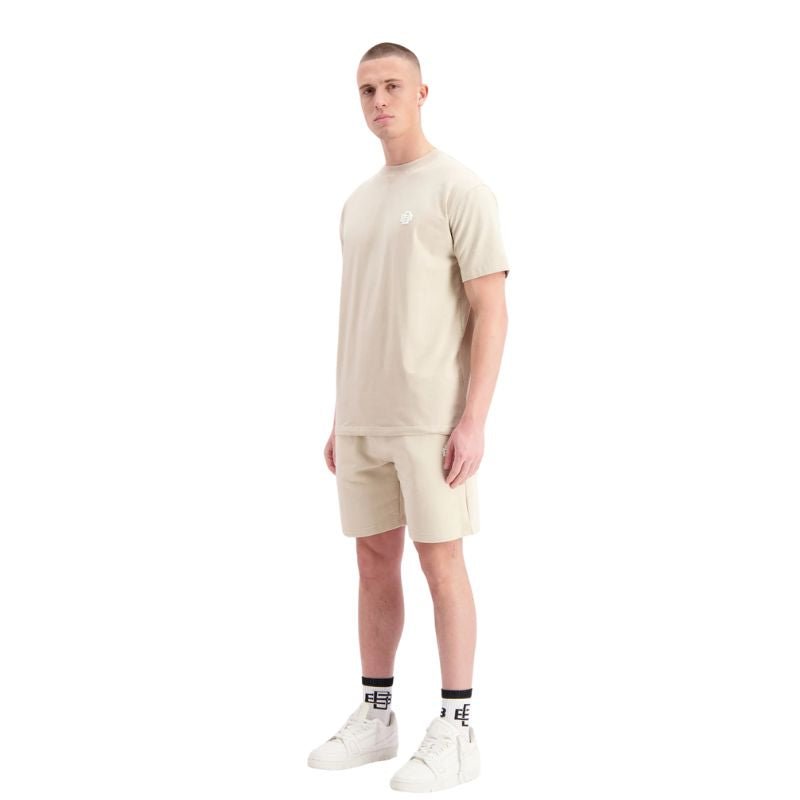 Beige sweatshort Mono Relax - Capuchon Fashion
