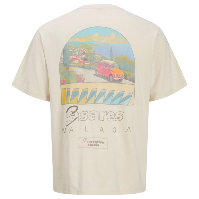 Beige t-shirt Almeria - Capuchon Fashion