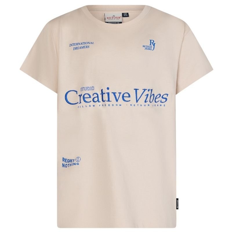 Beige t-shirt Randy - Capuchon Fashion