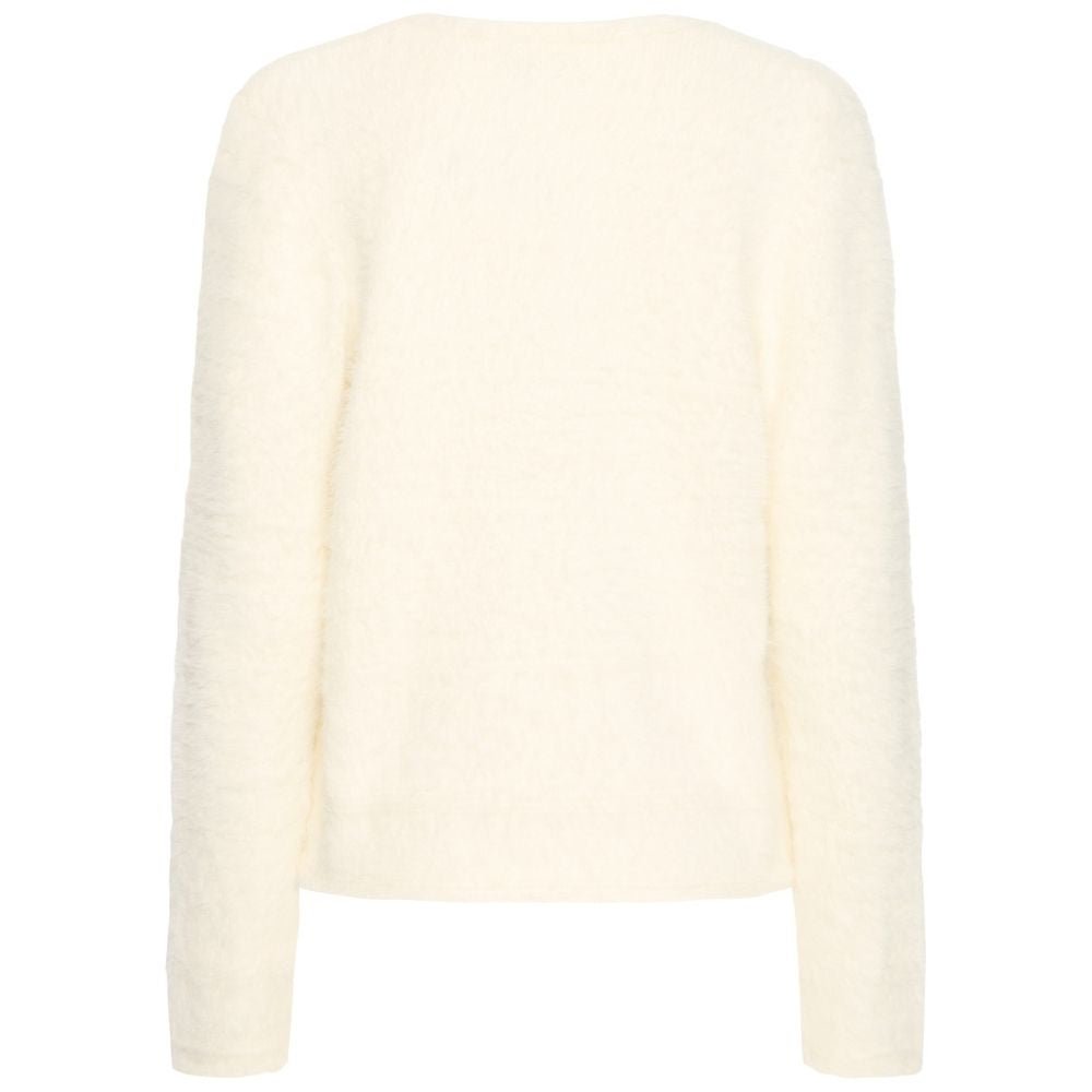 Beige v-hals knit pullover Devina - Capuchon Fashion