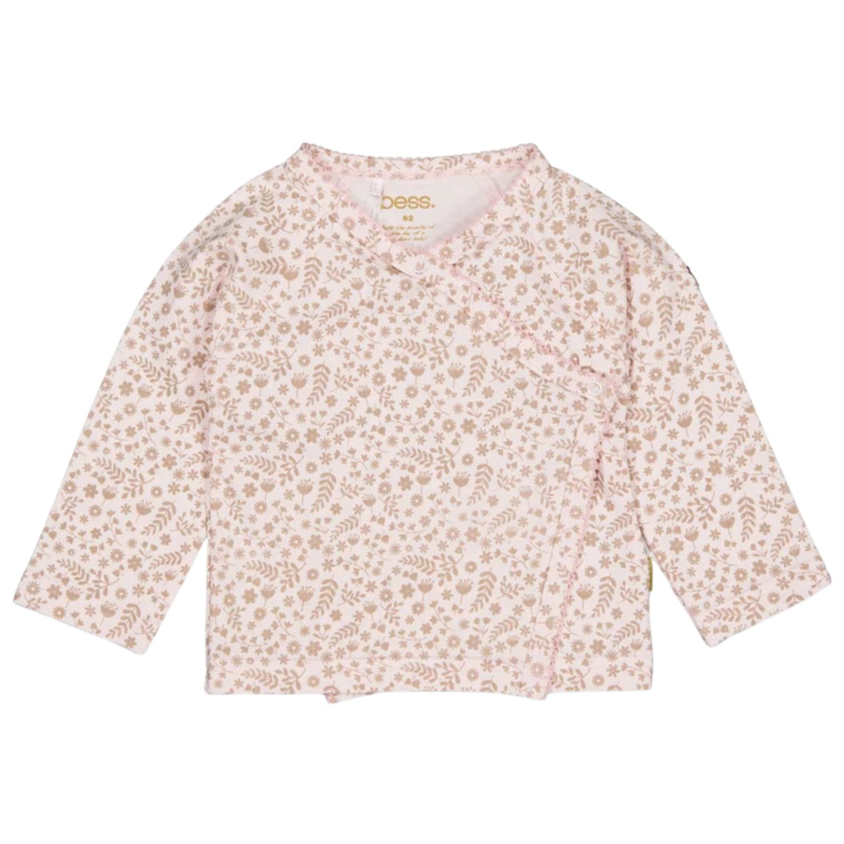 Lichtroze geprint shirtje Aagje
