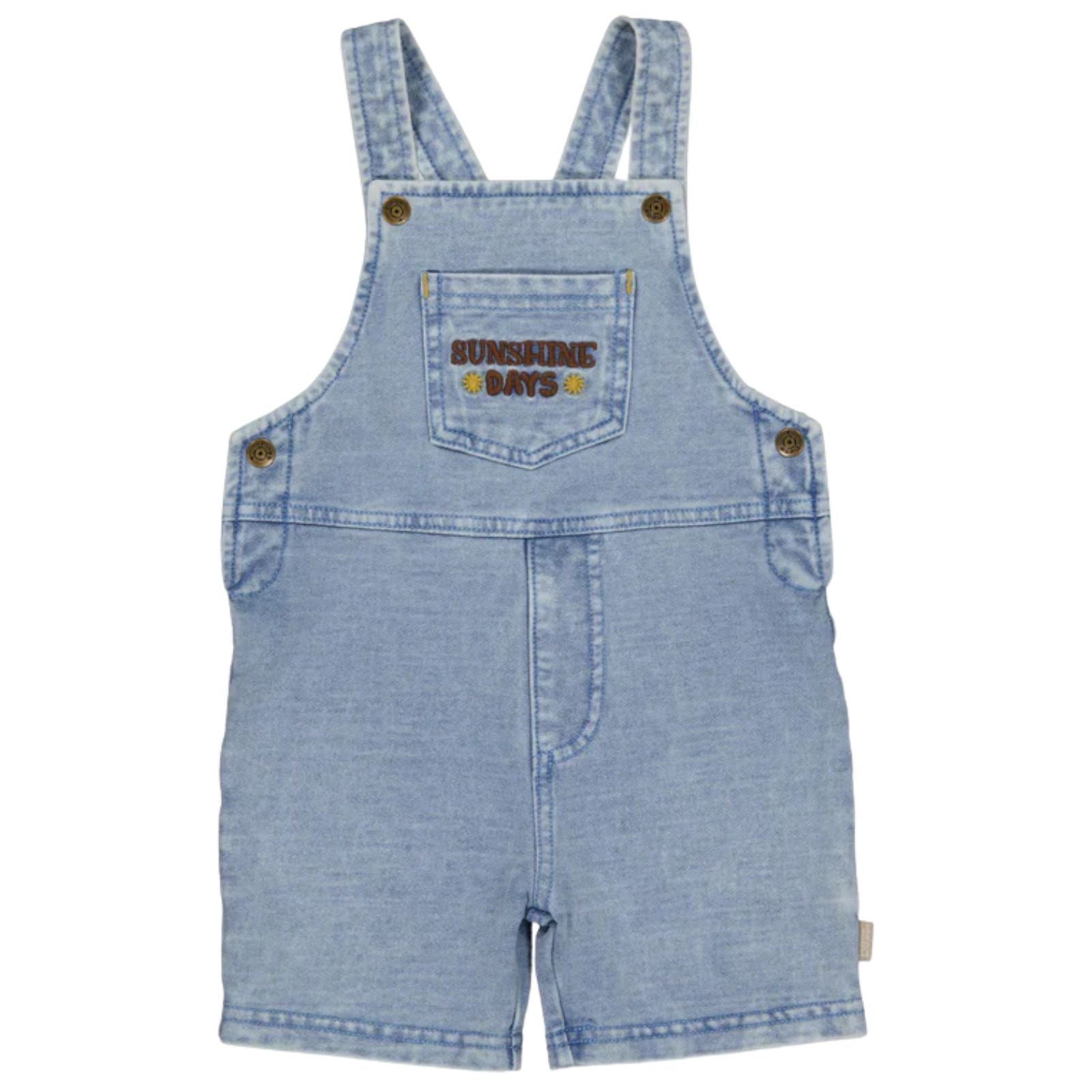 Light Wash salopette Short Jog Denim 261080