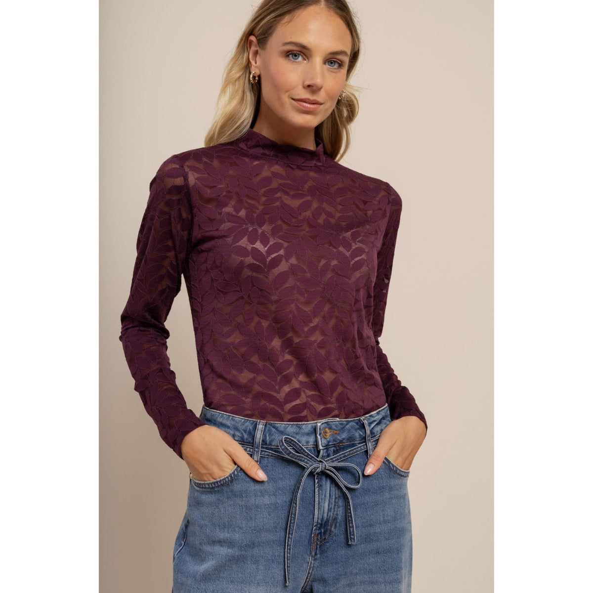 Blackberry kanten top Reagan lace - Capuchon Fashion