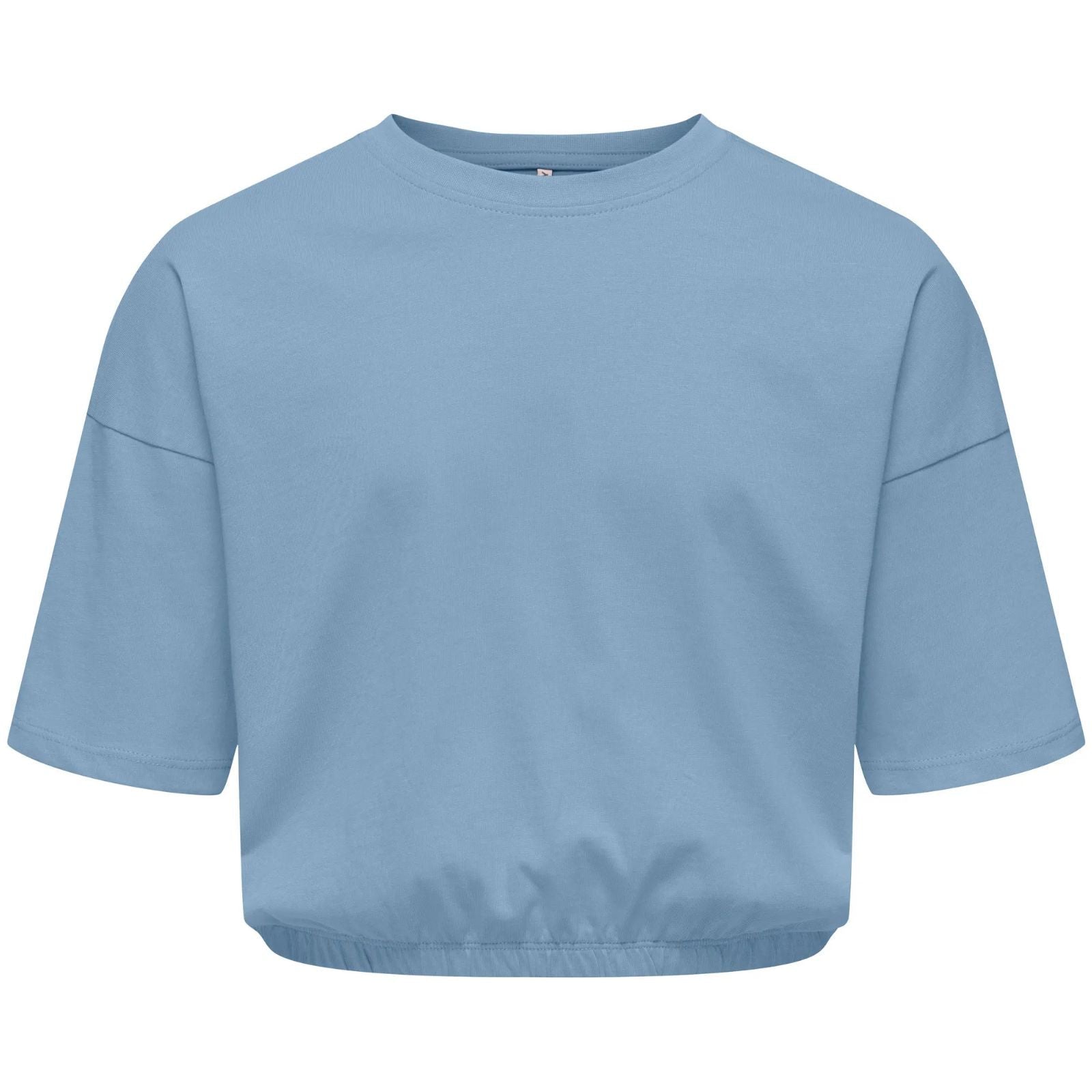 Blauw regular box fit t-shirt Olia - Capuchon Fashion