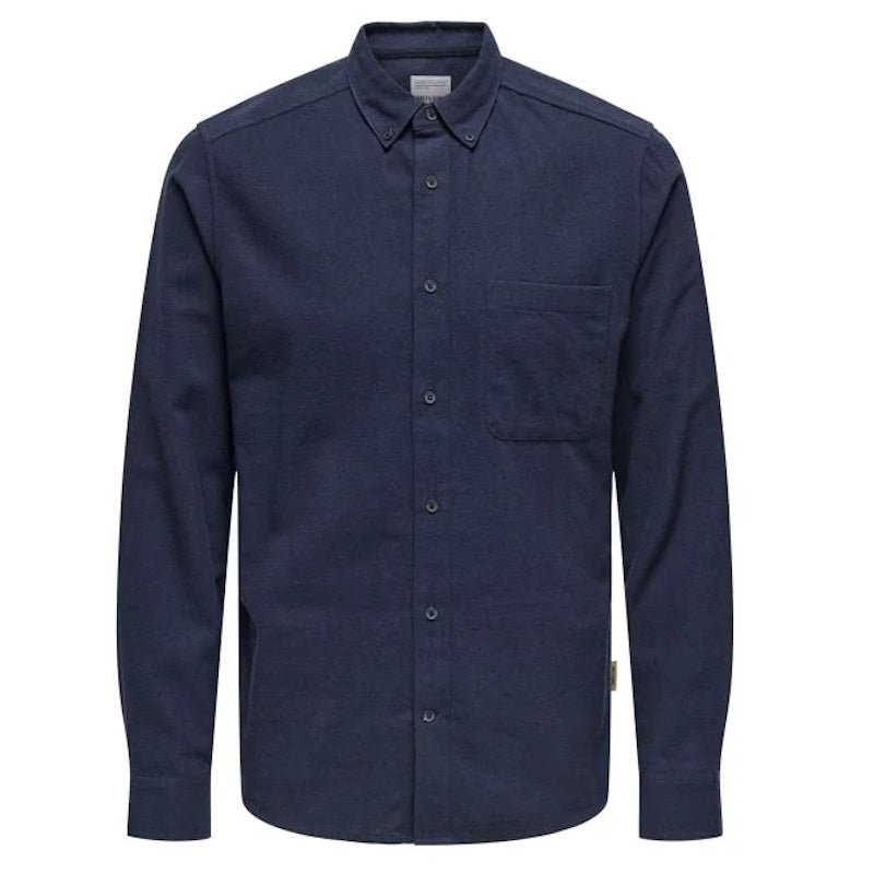 Blauw shirt Gudmund - Capuchon Fashion