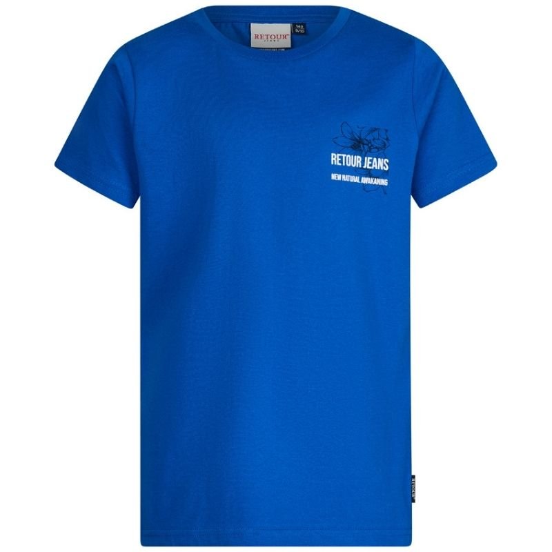Blauw t-shirt Nathan - Capuchon Fashion