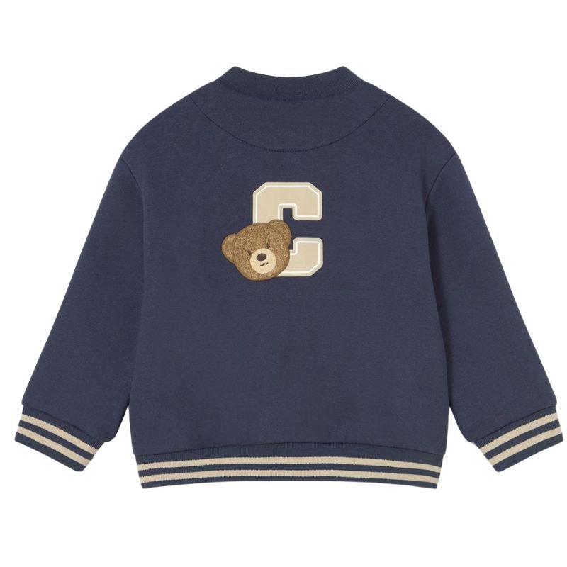 Blauw vest Teddy - Capuchon Fashion