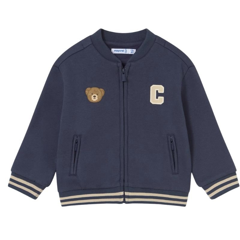 Blauw vest Teddy - Capuchon Fashion