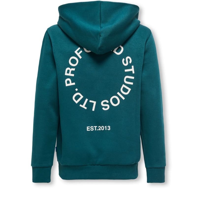 Blauwe backprint hoodie Connor - Capuchon Fashion