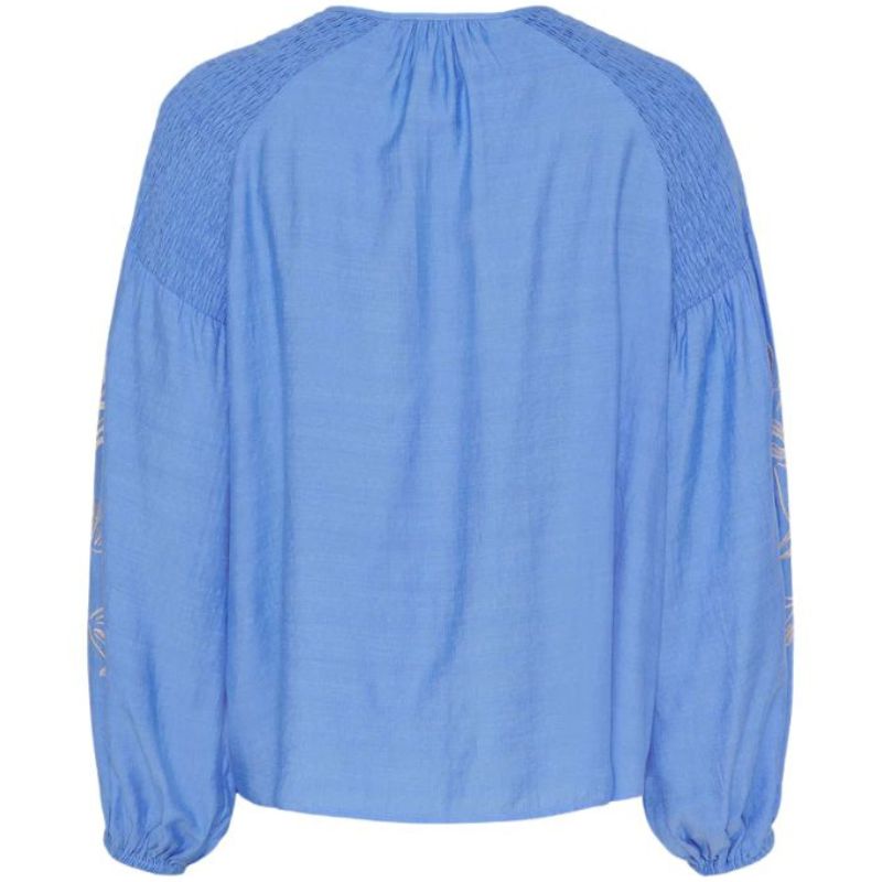 Blauwe blouse Elly - Capuchon Fashion