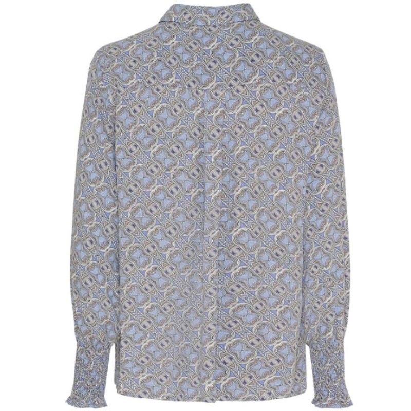 Blauwe blouse Gyta - Capuchon Fashion