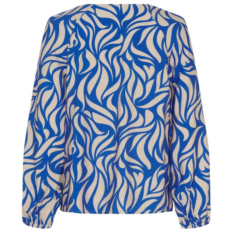 Blauwe blouse Harlee - Capuchon Fashion