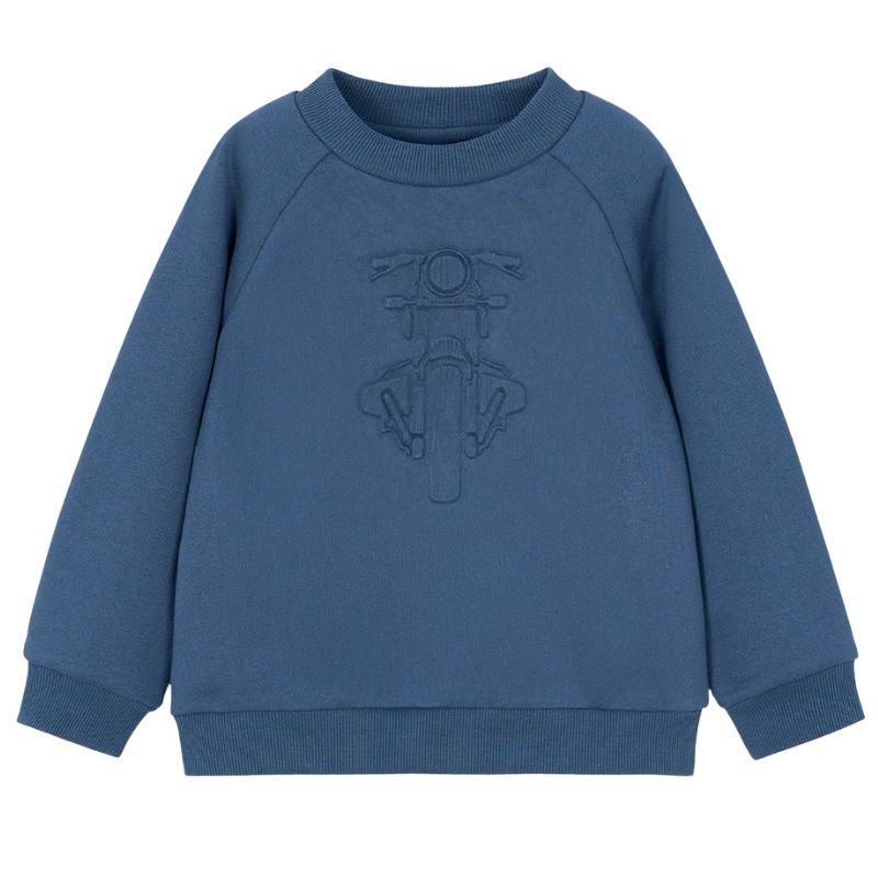 Blauwe pullover - Capuchon Fashion