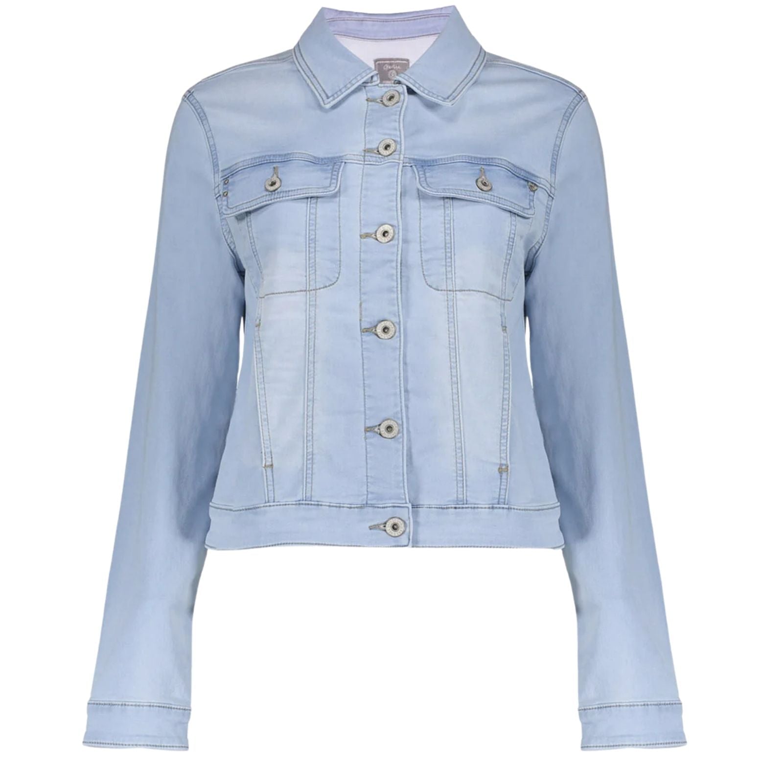 Bleached Denim jeans jacket Sabine - Capuchon Fashion