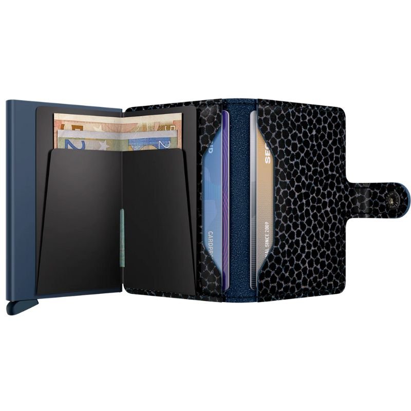 Blue miniwallet Giraffina - Capuchon Fashion