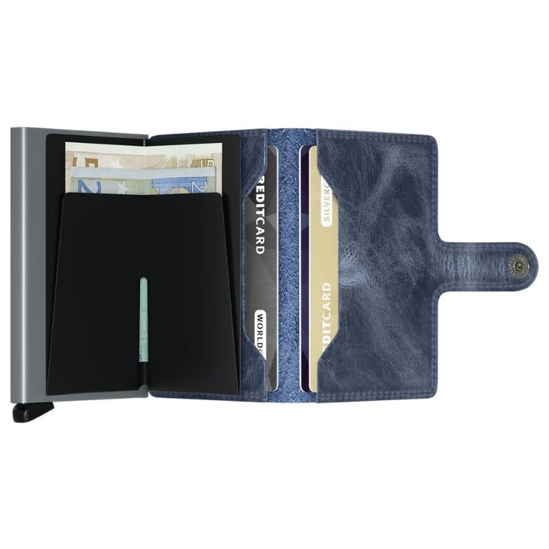 Blue miniwallet Vintage - Capuchon Fashion