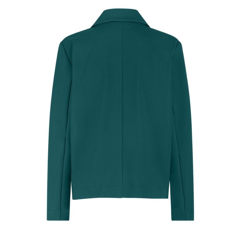 Bottle Green blazer Jade bonded - Capuchon Fashion