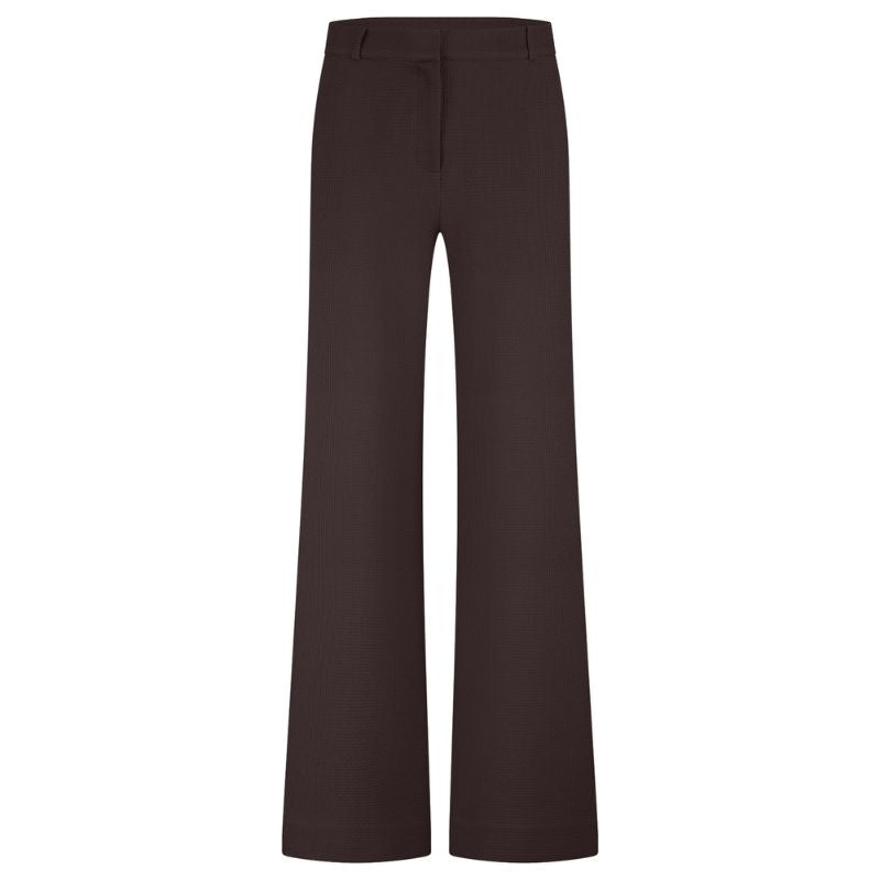 Espresso trousers Lexie waffle