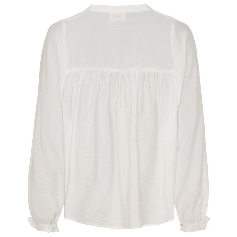 Broken White viscose shirt Mist - Capuchon Fashion