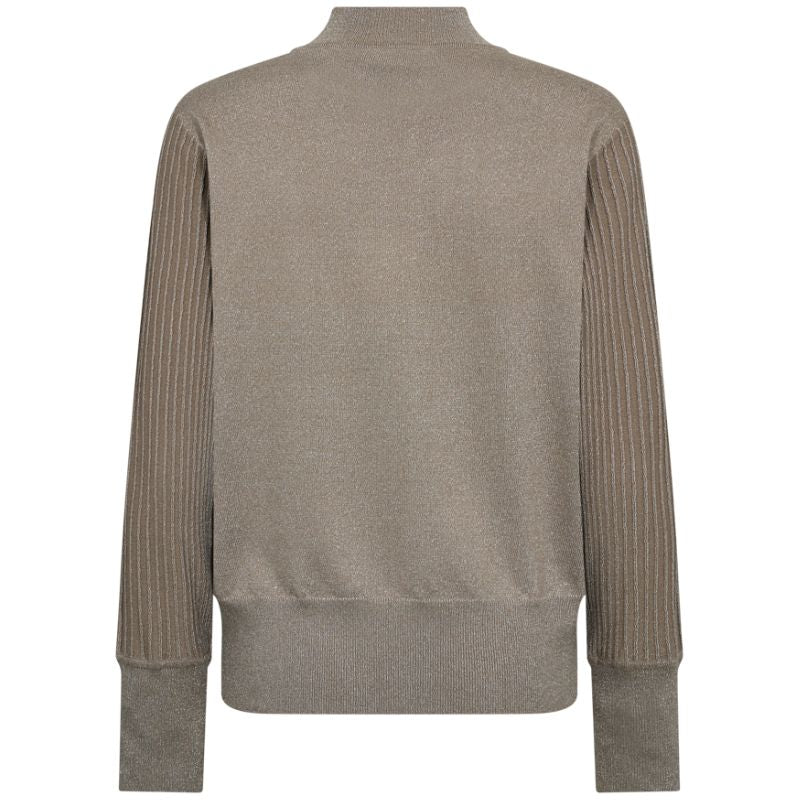 Bruine glitter pullover Bisolo - Capuchon Fashion