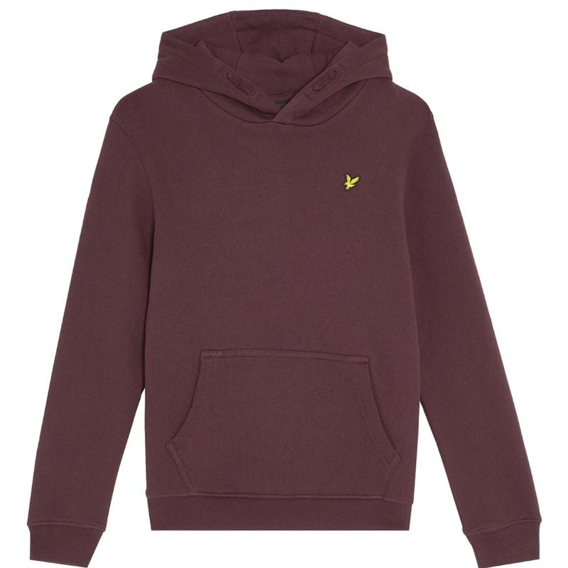 Burgundy Brush Back pullover hoodie MLB2001VB - Capuchon Fashion