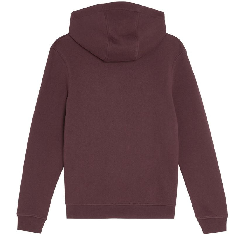 Burgundy Brush Back pullover hoodie MLB2001VB - Capuchon Fashion