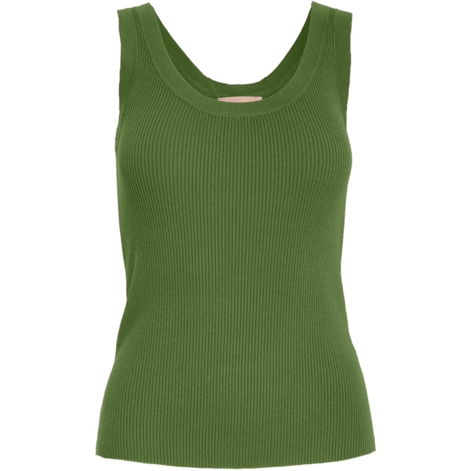 Cactus groene viscose top Tana - Capuchon Fashion